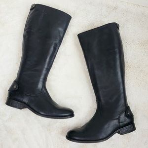 Frye Melissa Button Black Boots!